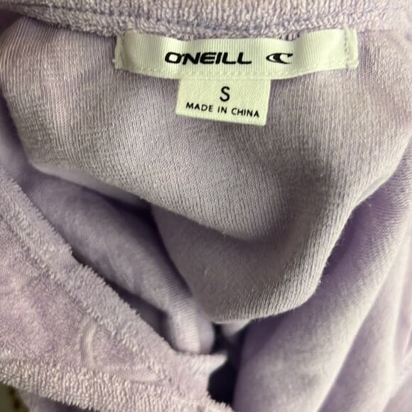 O’Neill Cabana Tile Terry Mini Dress Womens S Purple Racerback Swim Beachy - Picture 7 of 8